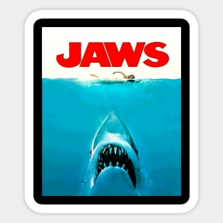 Jaws Graphic art Sticker